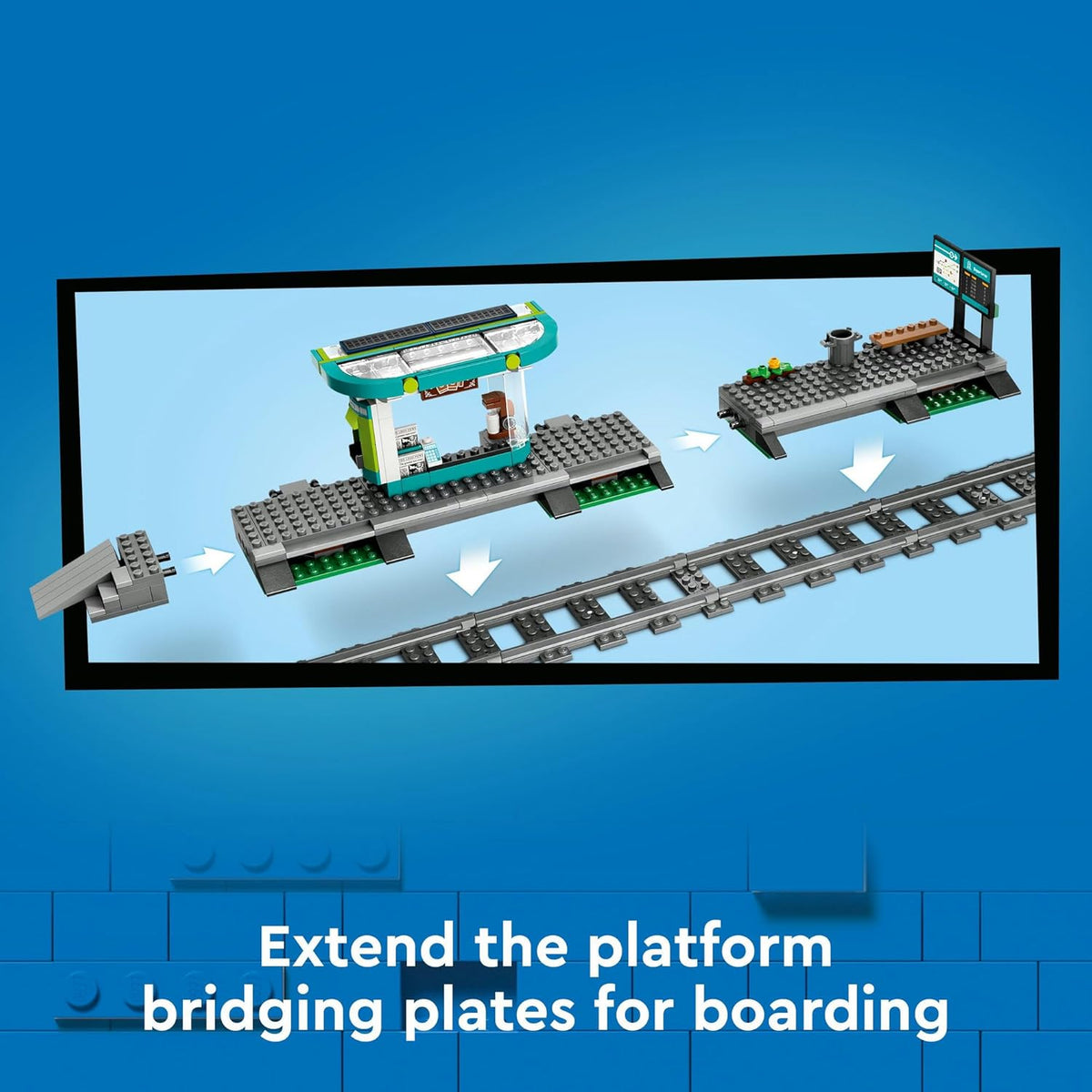 LEGO® City Downtown Tram and Station 60423  Aged 7 Plus