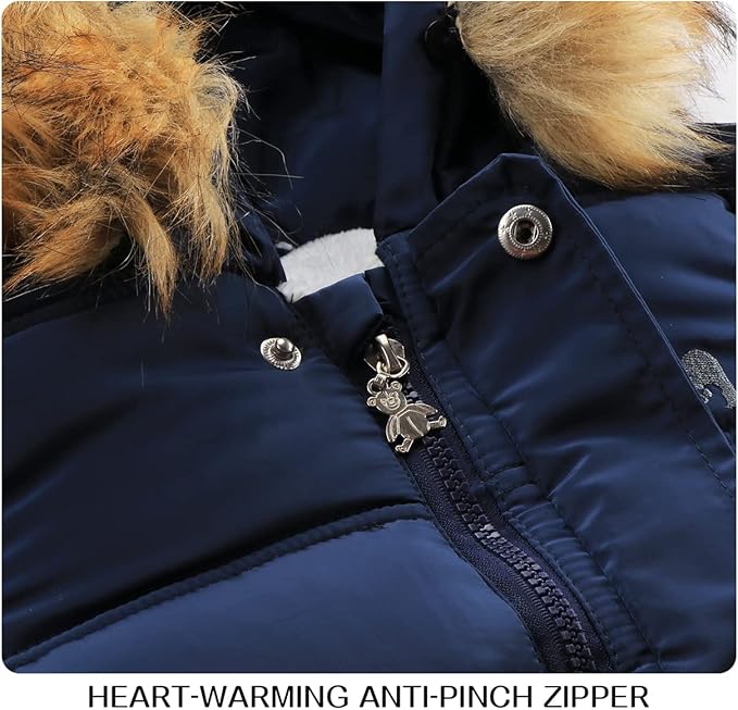 Tumaron Baby Girl Winter Snowsuit Toddler Jacket Clothes For Boy Infant Jumpsuit Hoodied