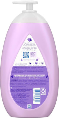 Johnson's Bedtime Baby Lotion with NaturalCalm Essences, Hypoallergenic & Paraben Free, 27.1 fl. oz