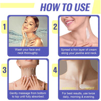 Neck Firming and Tightening Cream - Instant Face Lift Cream for Tightening and Hydrating -Neck Firming Cream for Women - Skin Firming and Neck Wrinkles Treatment