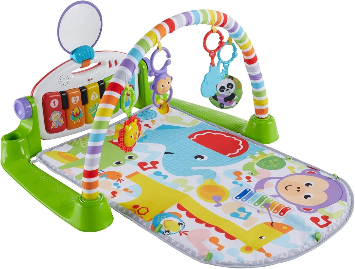 Fisher Price - Deluxe Kick & Play Piano Gym Green