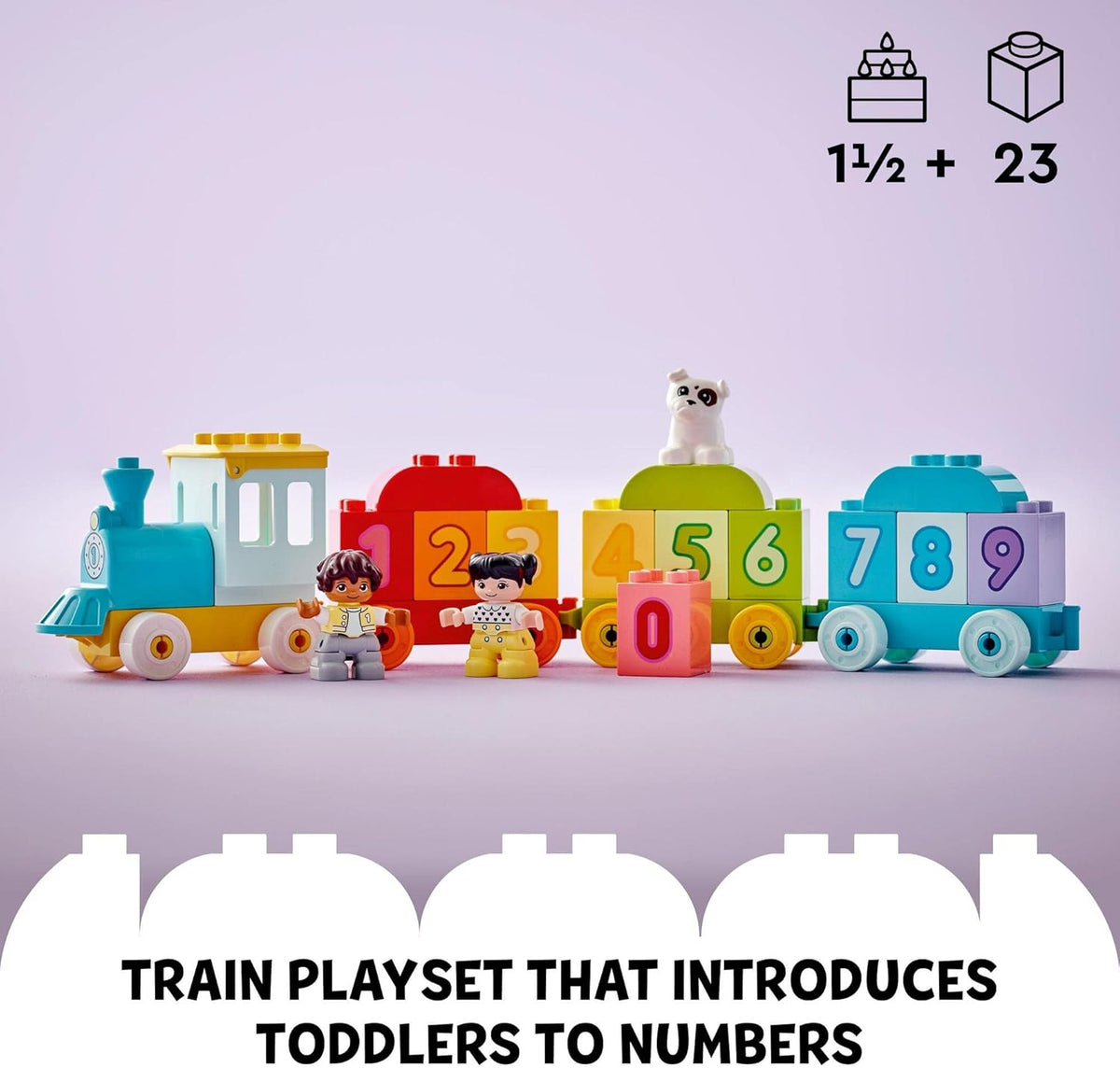 LEGO DUPLO My First Number Train - Learn to Count Building Toy