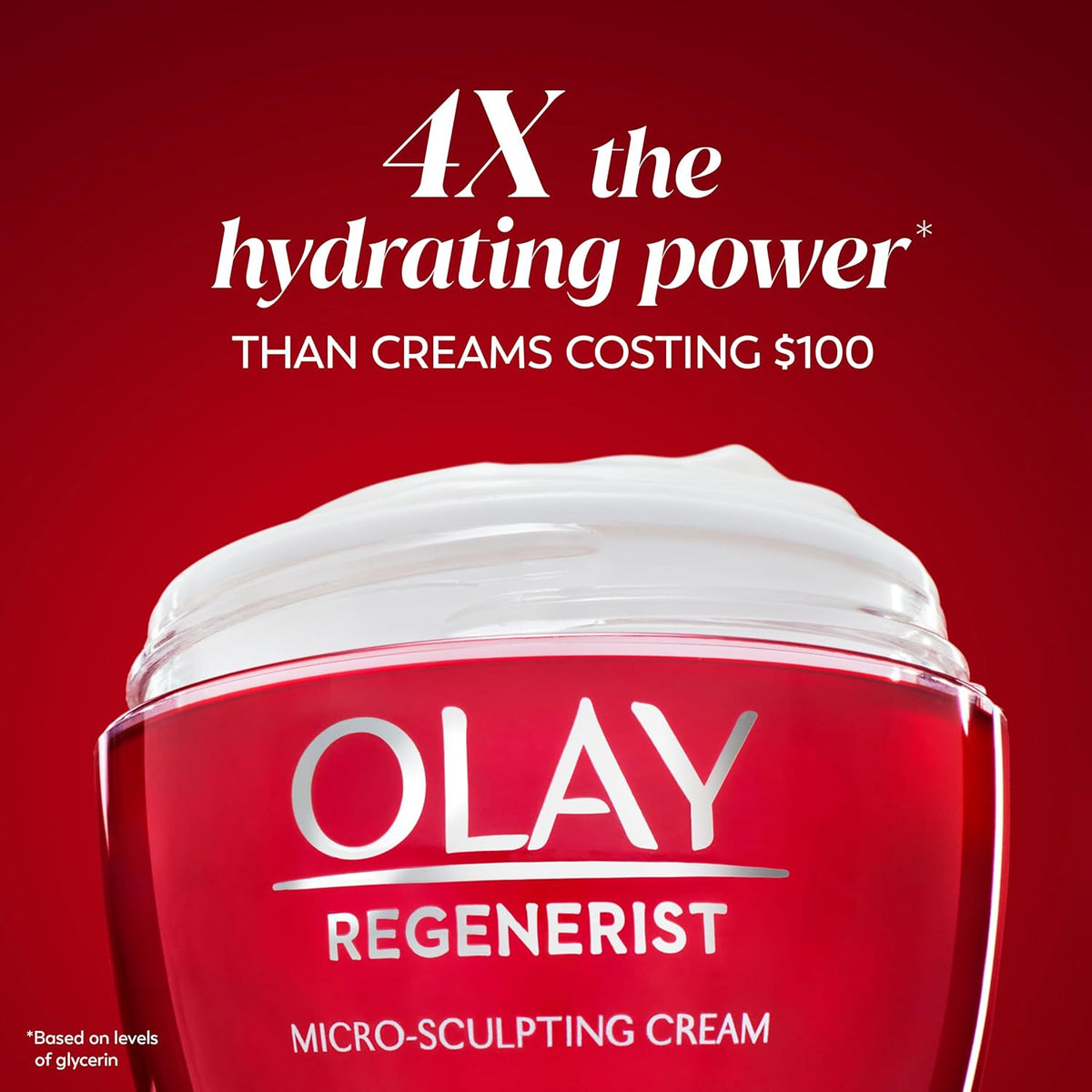 Olay Face Moisturizer - Hydrating, Anti-Aging, Anti-Wrinkle, Firming Skin Care 1.7 Oz