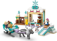 LEGO Disney Frozen Anna’s Sleigh Adventure, Princess Toy for 4+ Year Old Girls & Boys