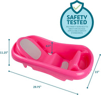 The First Years Newborn to Toddler Tub with Bath Sling, Pink