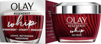 OLAY Regenerist Whip Day Cream, Moisturising Cream with Vitamin B3 and Peptides for Firmed and Protected Skin, 50 ml