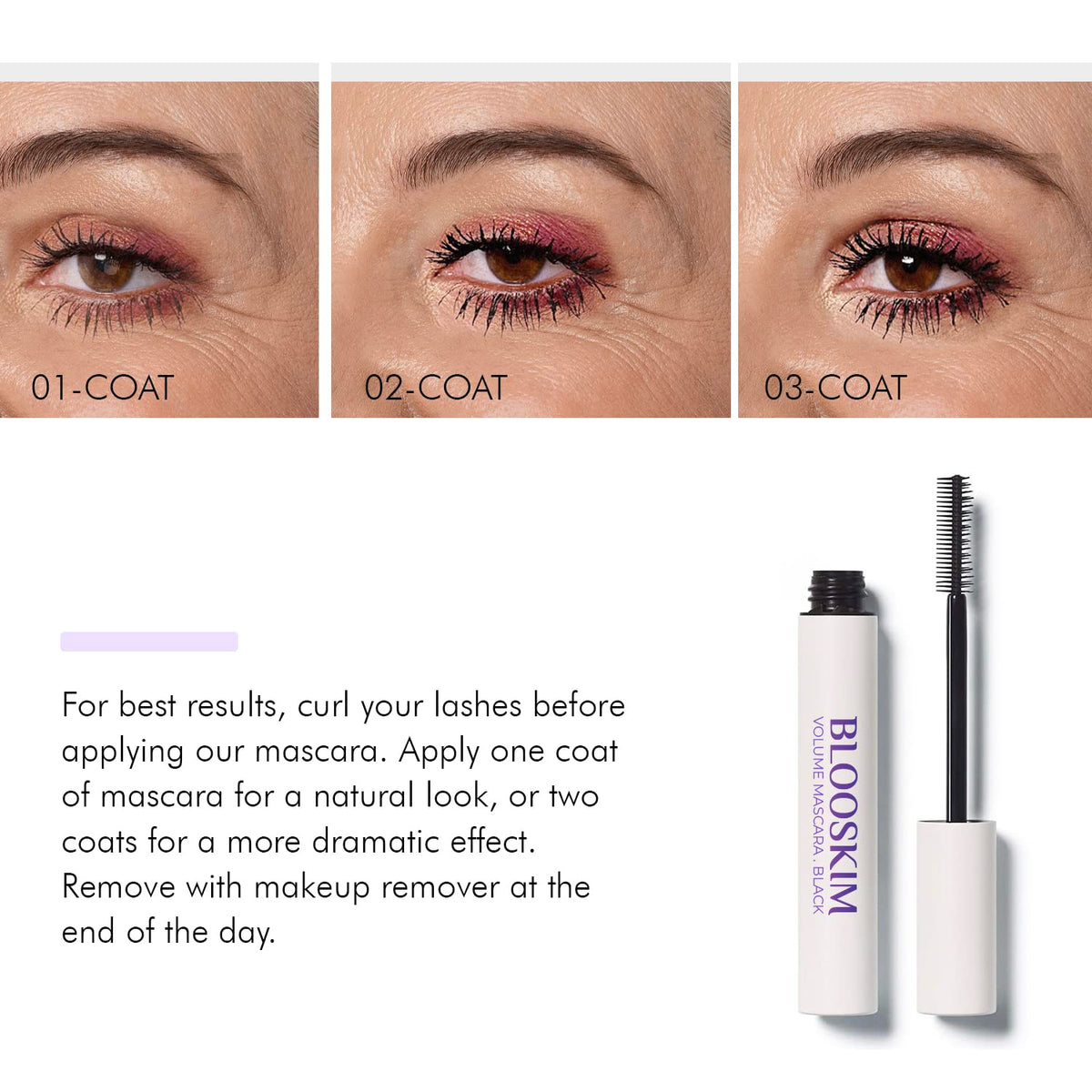 Mascara for Older Women 60 Plus, Prime Mascara - Black 0.24 FL OZ