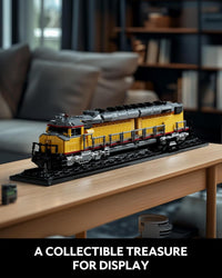 Nifeliz DDA40X Diesel Locomotive Building Set with Base (1603 PCS, NF10296)