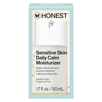 Honest Beauty The Daily Calm Lightweight Moisturizer for Sensitive Skin | Hyaluronic Acid + Calming Phyto-Blend | EWG Verified, Vegan + Cruelty Free | 1.7 fl oz