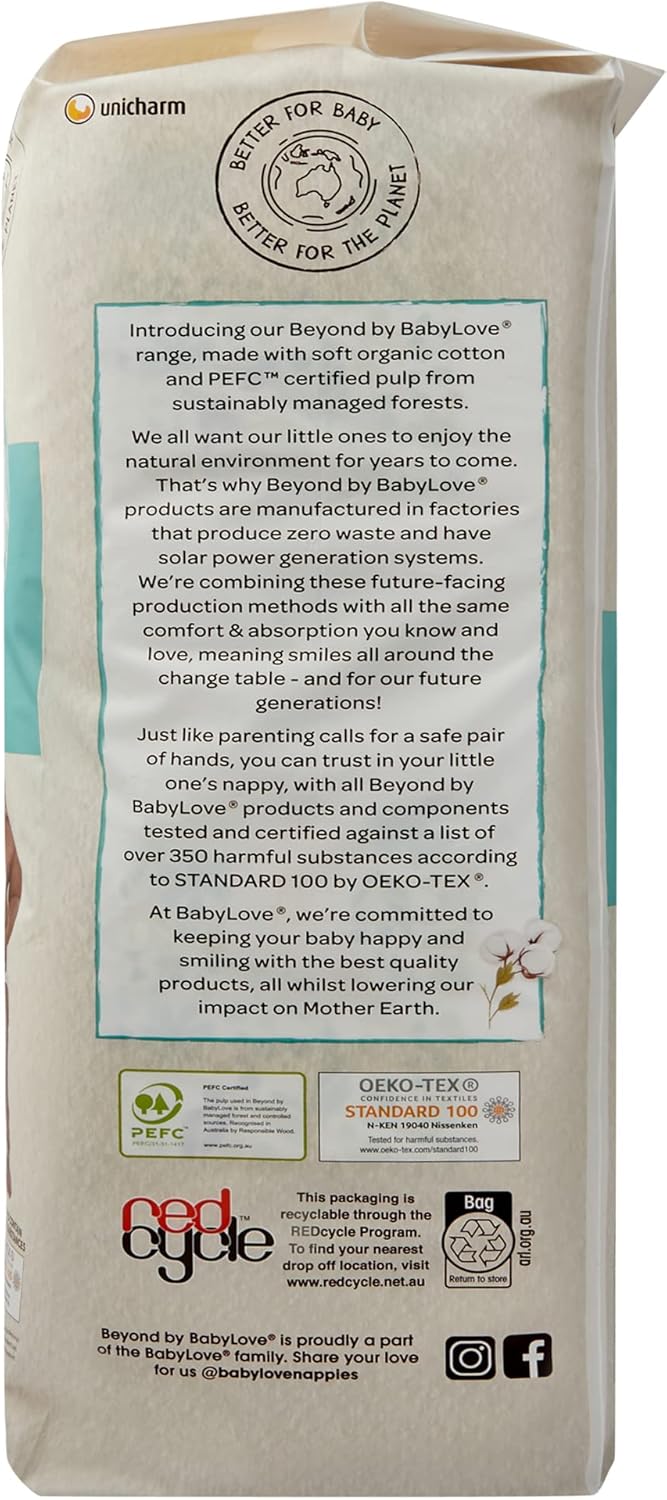 Beyond by BabyLove Nappy Pants Size 4 (9-14kg) | 72 Pieces (2 x 36 Pack)