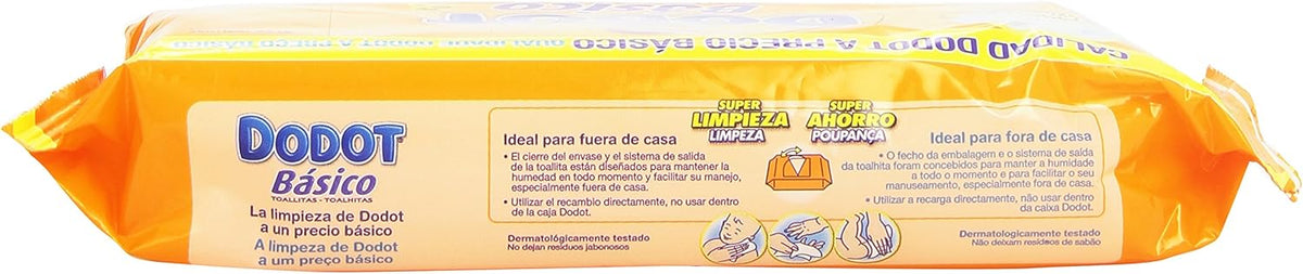 Dodot Basic Baby Wipes (60 u) 60 Wipes