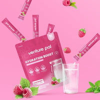Venture Pal Sugar Free Electrolyte Powder Packets - Liquid Daily IV Drink Mix for Rapid Hydration & Party Recovery- 16 Sticks