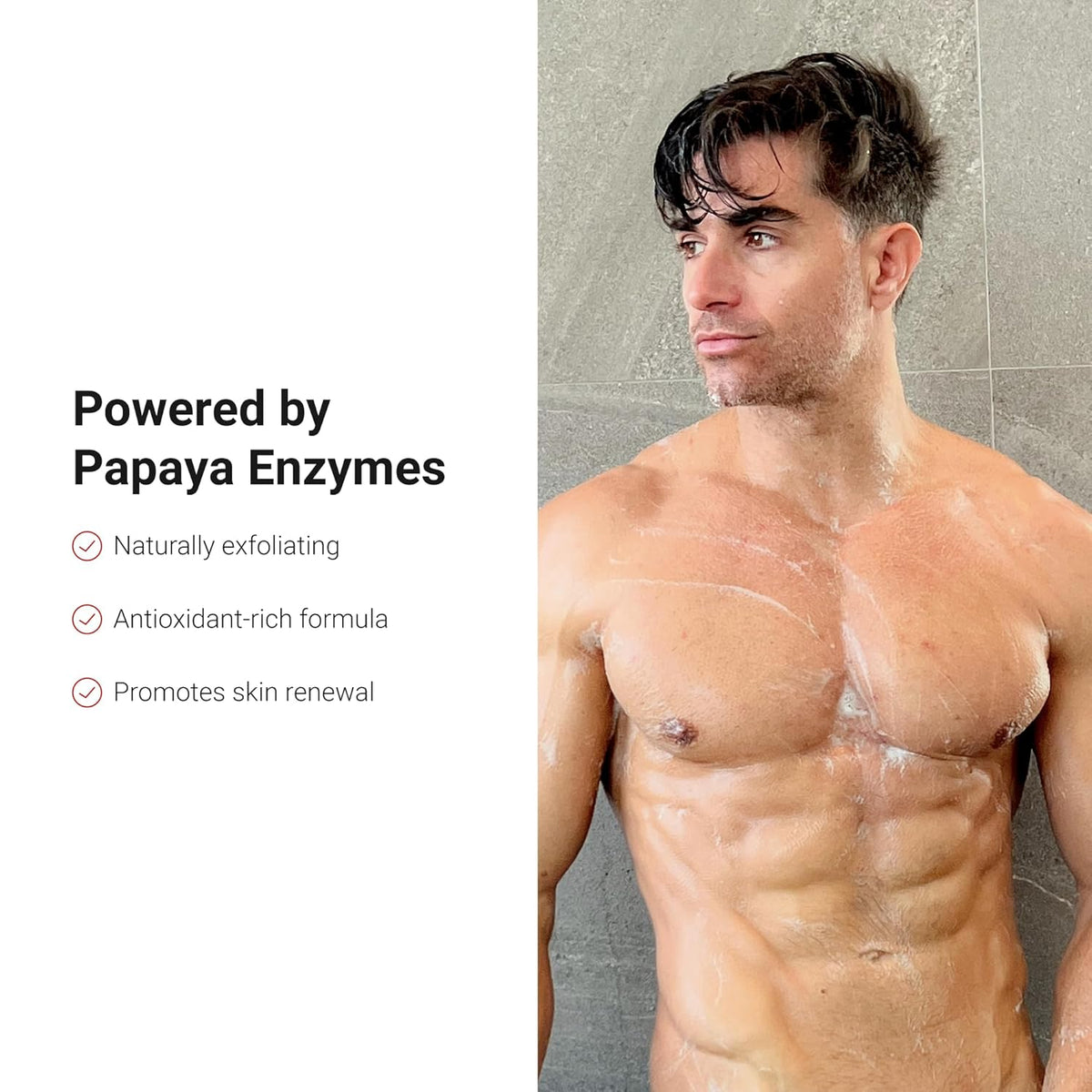 LifeCell Papaya Restorative Anti Aging Face and Body Wash – Gentle Exfoliating Cleanser for Hyperpigmentation, Acne Scars, Dark Spots & Dull Skin – 6oz