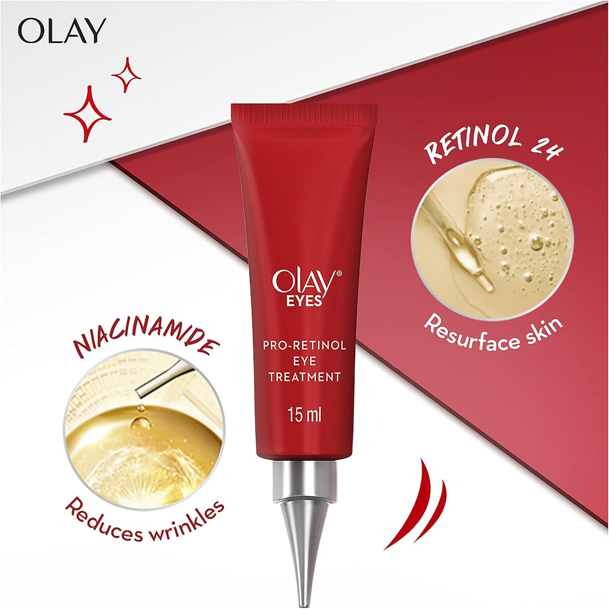 Olay Eyes Pro Retinol Eye Cream Treatment for Deep Wrinkles, 15 Millilitres