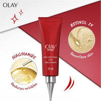 Olay Eyes Pro Retinol Eye Cream Treatment for Deep Wrinkles, 15 Millilitres