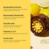 medicube Deep Vitamin C Golden Capsule Face Moisturizer - Liposome Capsules For Wrinkles, Skin Radiance - 1.94 oz