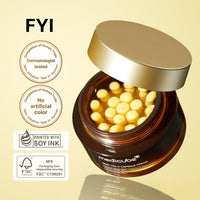 medicube Deep Vitamin C Golden Capsule Face Moisturizer - Liposome Capsules For Wrinkles, Skin Radiance - 1.94 oz