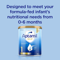 Aptamil Gold+ 1 Premium Nutritionally Complete Infant Formula,Birth to 6 Months, 900g