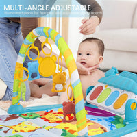 Baby Gyms Play Mat, Activity Center with Portable Play Piano Gym