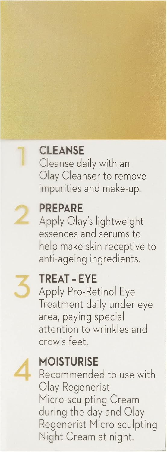 Olay Eyes Pro Retinol Eye Cream Treatment for Deep Wrinkles, 15 Millilitres