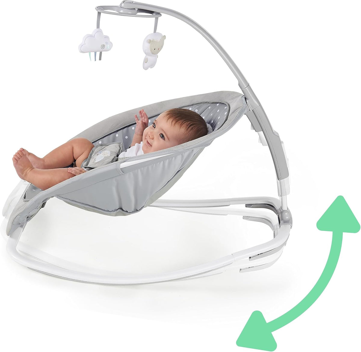 Ingenuity 2-in-1 Lightweight Infant to Toddler Rocker and Baby Bouncer