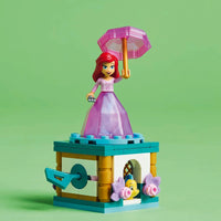LEGO Disney Twirling Ariel Playset, Princess Toy for 5+ Year Old Girls & Boys,Set for Toddlers 43259