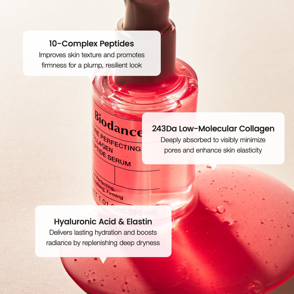 BIODANCE Collagen Trio: Bio Collagen Real Deep Mask & Pore Perfecting Peptide Serum & Firming Cream, Glass Skin Daily Routine Kit, Plumping Hydration, Korean Skincare Set