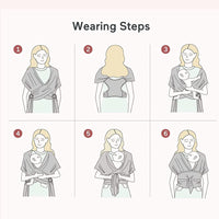 Baby Wrap Carrier Breathable Mesh Cool Summer Fabric Baby Carrier