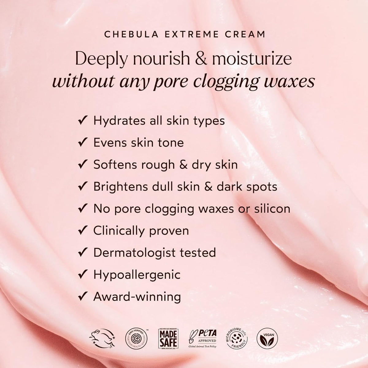 True Botanicals True Botanicals Chebula Extreme Cream | Anti-Aging Moisturizer w/Hyaluronic Acid | Treats Fine Lines & Wrinkles | Dry & Sensitive Skin | Dermatologist Tested, All Natural, Vegan | 1.7 oz | 50 ml