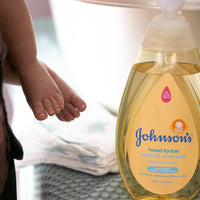 Johnson's Head-to-Toe Gentle Tear-Free Baby & Newborn Wash & Shampoo, 27.1 fl. Oz (Pack of 2)