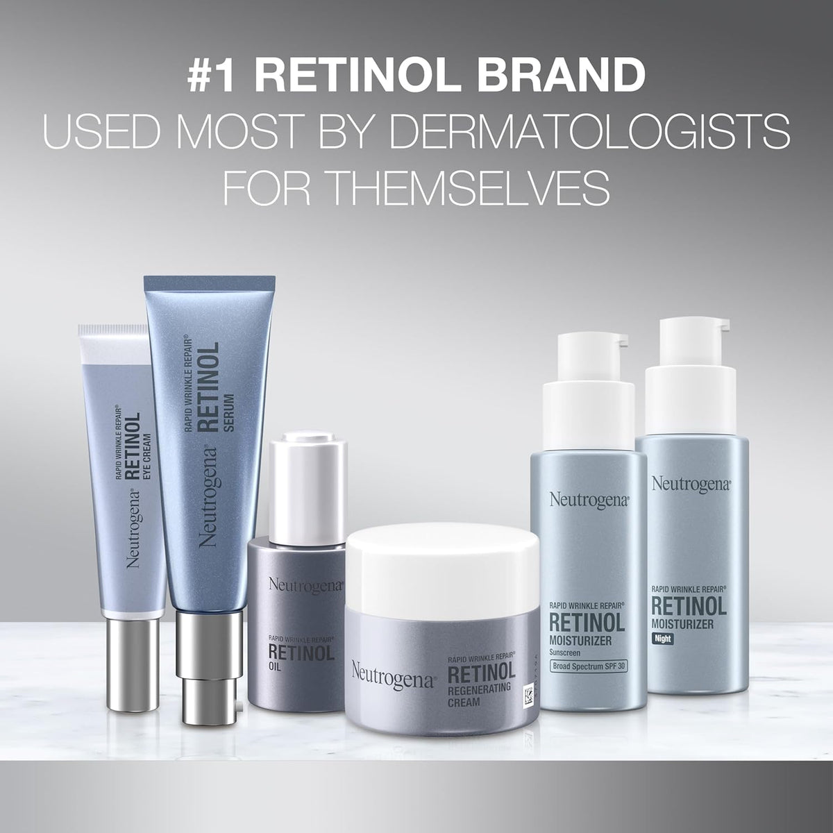 Neutrogena Rapid Wrinkle Repair Retinol Face Moisturizer, Daily Anti-Aging Face Cream