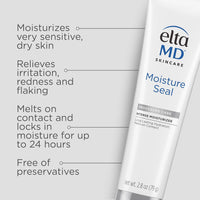 EltaMD Moisture Seal Skin Care Moisturizer - Dry Body and Face Moisturizer for Sensitive Skin, 2.8 oz Tube