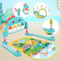 Tummy Time Baby Gym Play Mats,Kick & Play Piano Gym for Infants
