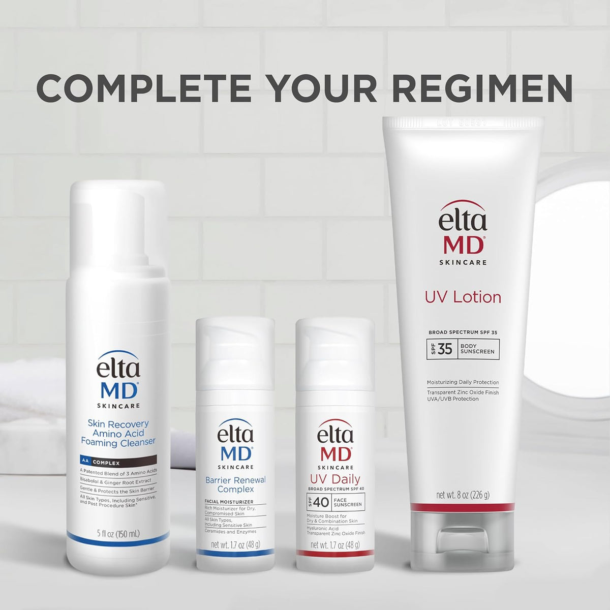 EltaMD UV Lotion Body Sunscreen, SPF 30+ Sunscreen Lotion, Made with Zinc Oxide and Hyaluronic Acid