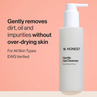 Honest Beauty Gentle Gel Daily Face Cleanser | Calms + Refreshes, Sensitive Skin Friendly | Chamomile + Calendula Extracts | EWG Verified + Cruelty Free | 5 fl oz