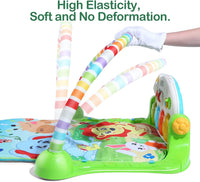 Baby Gym Play Mat, Play Piano Gym with Tummy Time Activity Mat