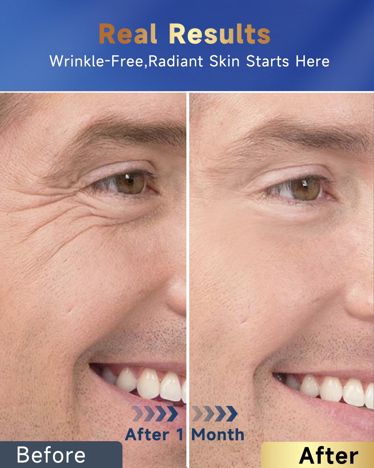 6 in 1 Face Cream for Men, Mens Face Moisturizer, Anti Aging Neck Collagen Creams for Men with Retinol Collagen & Hyaluronic Acid, Eye Bags & Dark Spot Remover, After Shave Lotion 1.7 Fl Oz