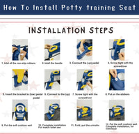 Potty Training Toilet Seat with Step Stool Ladder