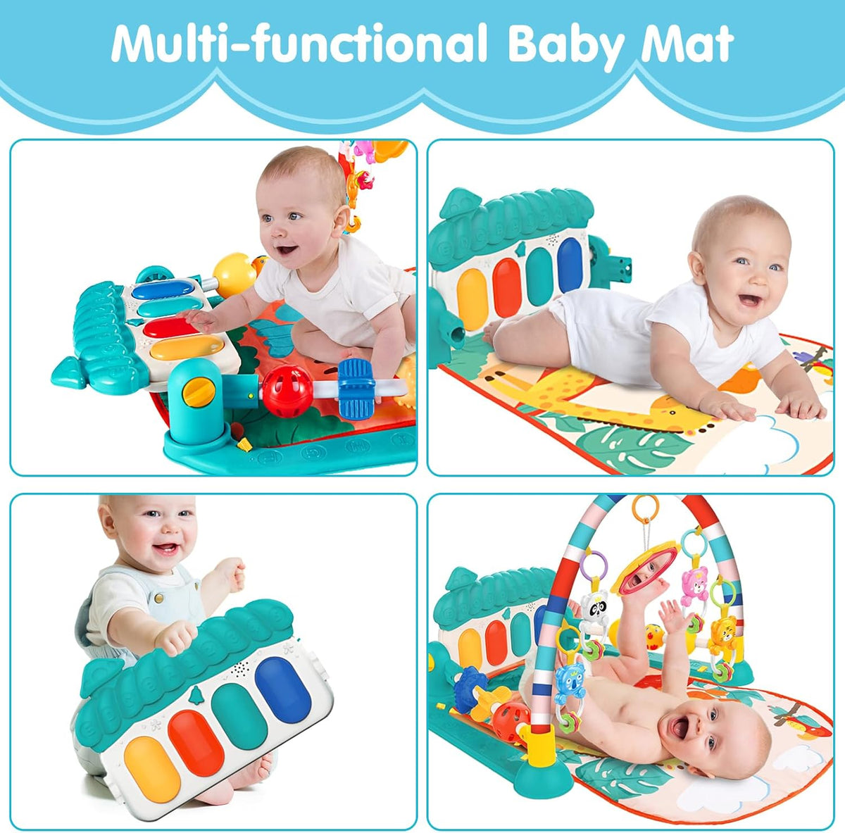 Baby Gym Play Mats Baby Tummy Time