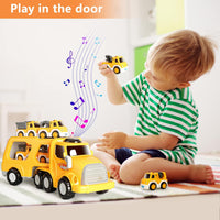 7-in-1 Construction Truck Toddel Toys Car for Boys Vehicle Car Construction Toys Car Carrier