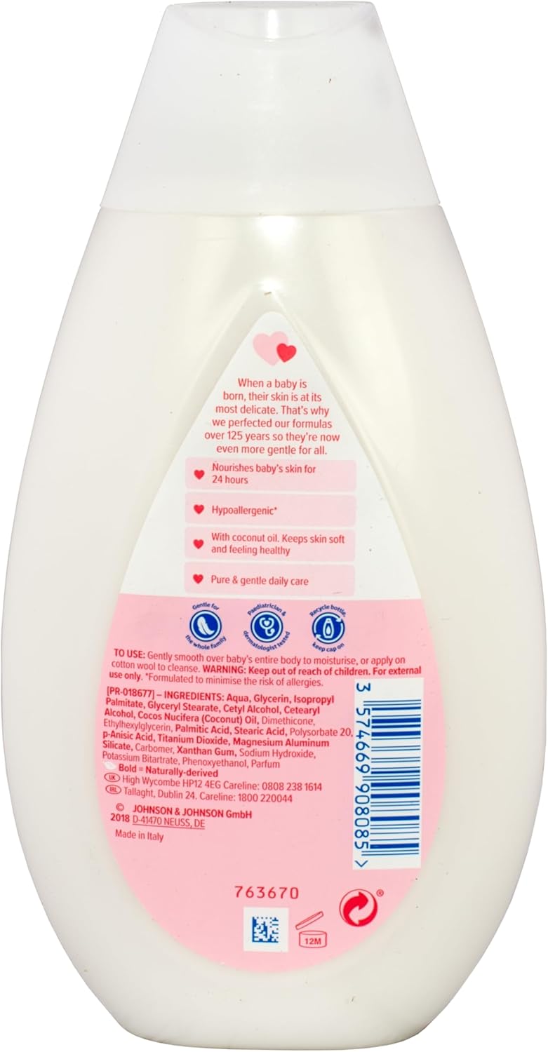 Johnson's Baby Lotion 300 ml - Pure & Gentle Care - Pack of 3