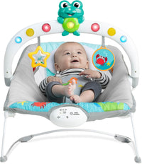 Baby Einstein Ocean Explorers Musical Bouncer Infant Seat, Kick to It Neptune, Unisex, for Ages 0-6 Months up to 20 lbs
