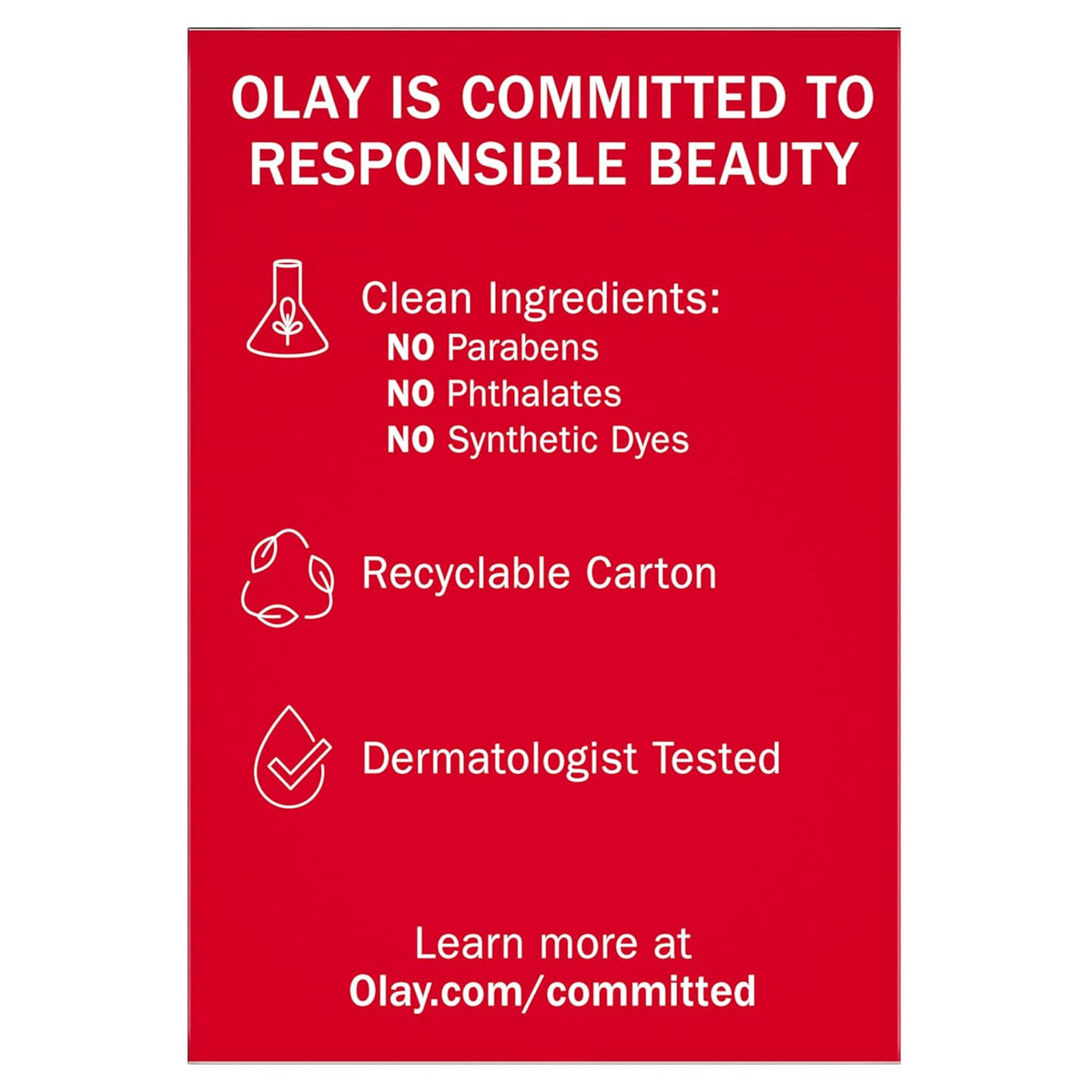 Olay Face Moisturizer - Hydrating, Anti-Aging, Anti-Wrinkle, Firming Skin Care 1.7 Oz