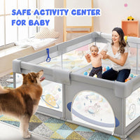 KIDBOT Baby Playpen 150x200cm Play Fence Baby Kids Playground
