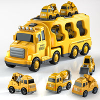 5 in 1 Construction Trucks Cars Toys for Toddlers 3-5