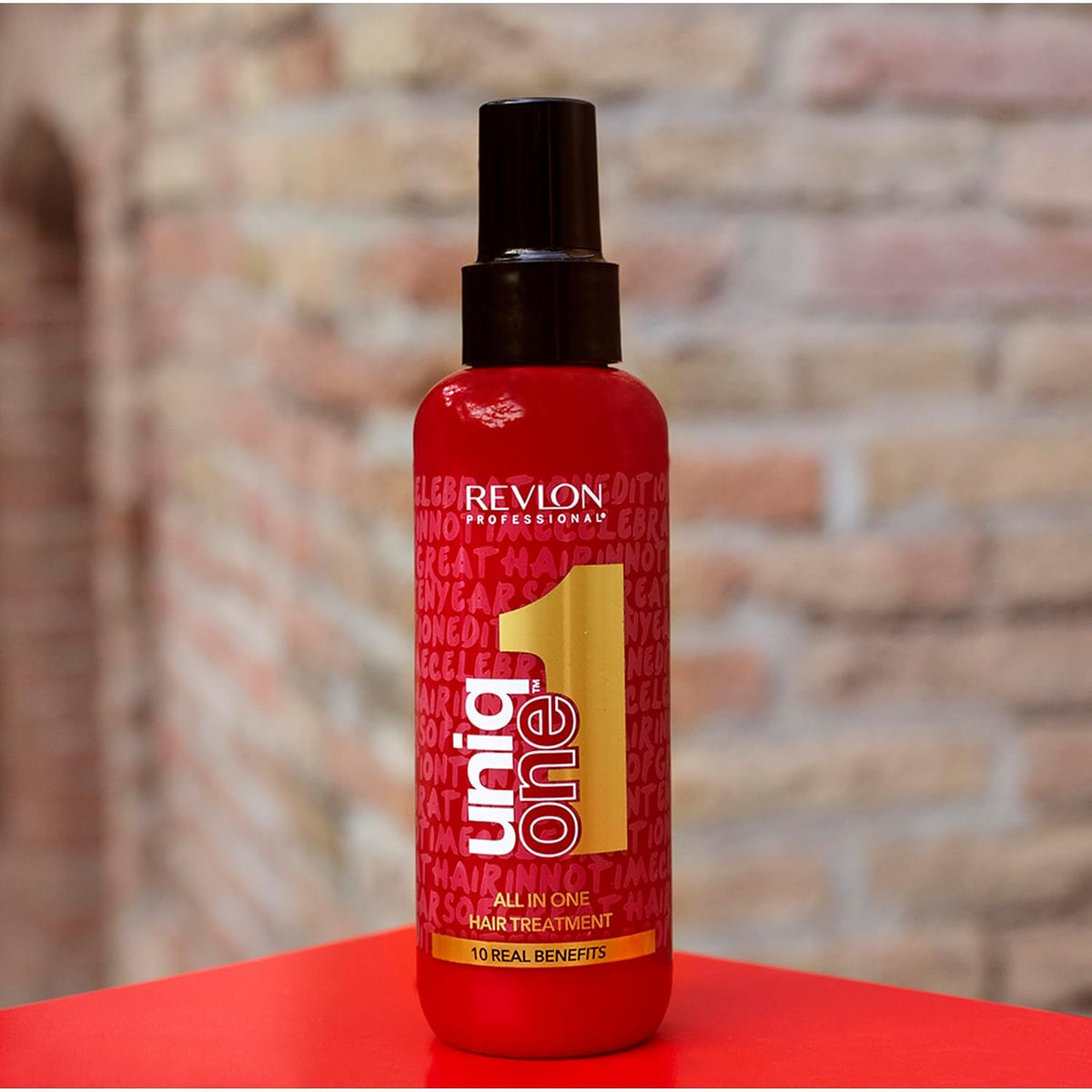 REVLON PROFESSIONAL UniqOne Hair Treatment, Moisturizing Leave-In Product, Repair For Dry and Damaged Hair, Promotes Healthy Hair, Celebration Edition Fragrance, 5.1 Fl Oz (Pack of 1)