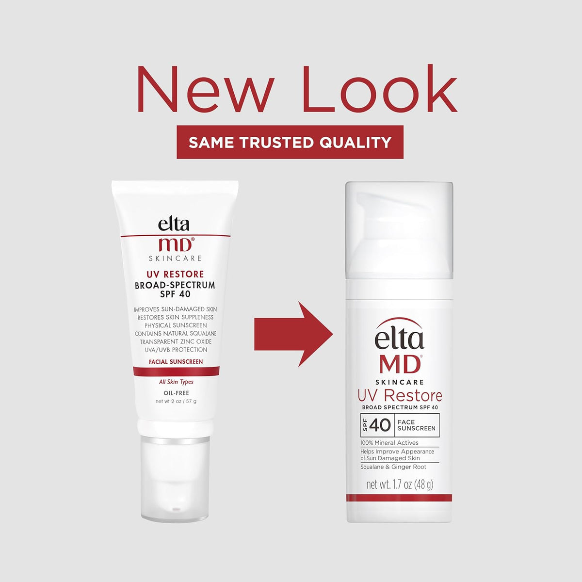EltaMD UV Restore,Face Sunscreen, SPF 40, Anti-Aging Zinc Oxide Sunscreen Formula