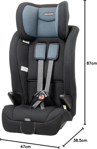 Safe-n-Sound Urban GRO II Harnessed Car Seat, Comfortable with in Built Harness Protection, Black/Grey, 6 Months – 8 Years (8040)