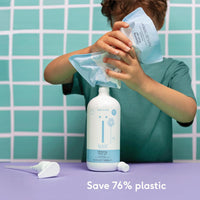 Naïf Cleansing Bath Foam Refill Pack - for Baby and Child - Natural Ingredients - No Microplastics - 500 ml