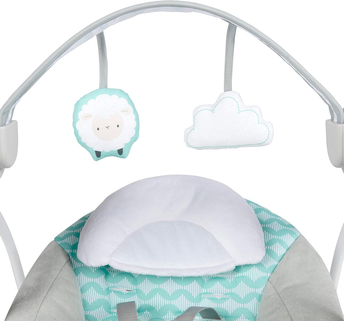 Ingenuity Ity by Swingity Swing Easy-Fold Portable Baby Swing, 0-9 Months Up to 20 lbs (Goji)